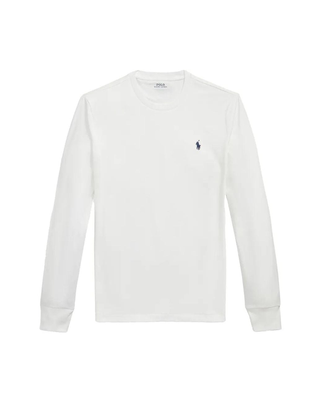 Polo Ralph Lauren White Custom Slim Fit Jersey T-Shirt for men