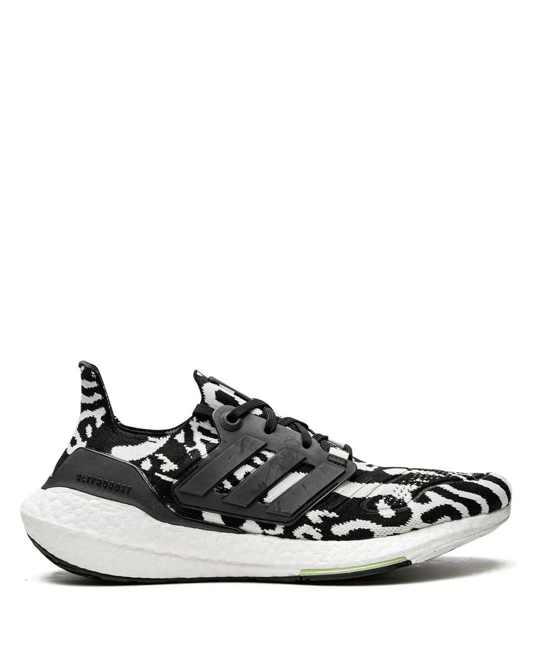 Adidas Black Ultraboost 22 "Zebra" Sneakers