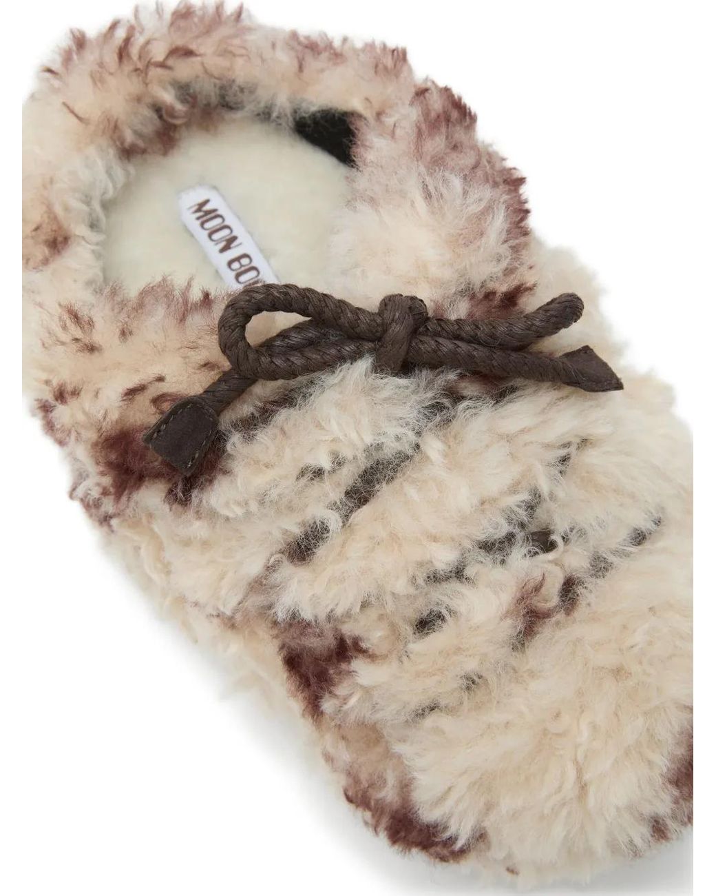 Moon Boot Natural Evx Dark Curly Mules