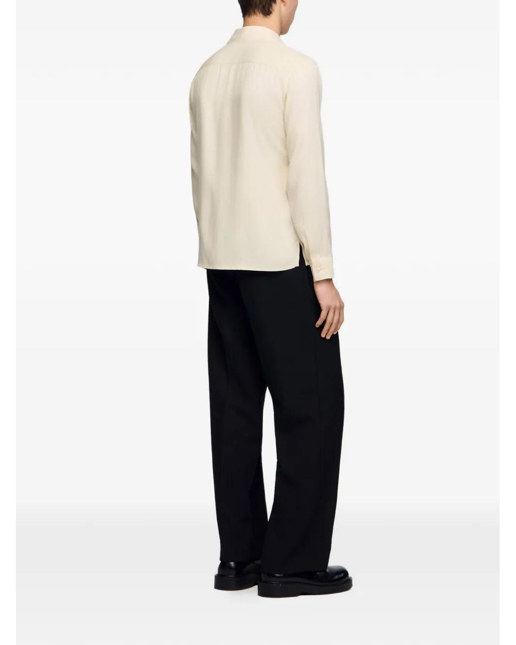Sandro White Loose-Fit Shirt for men