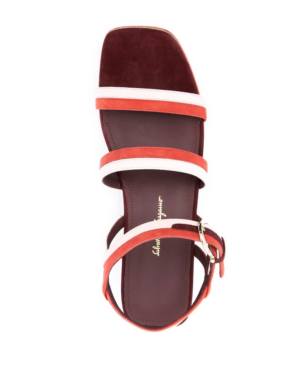 Ferragamo Multicolor Mysen 75mm Wedge Sandals
