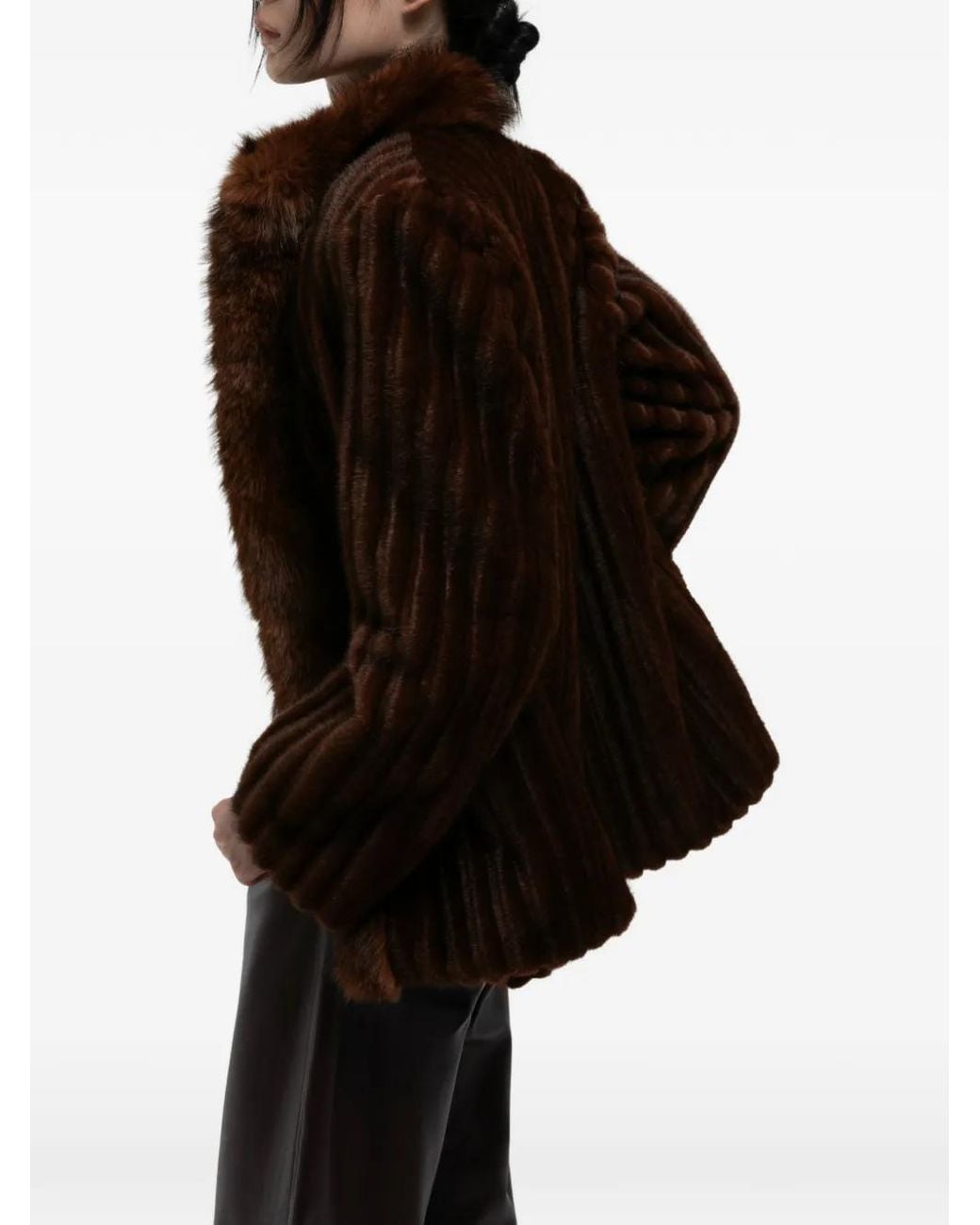 DUCIE Brown Sienna Long-Sleeves Jacket