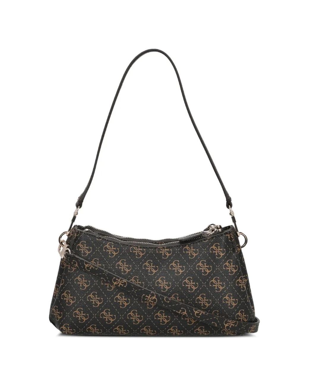 Guess Black Noelle Logo-Patterned Bag
