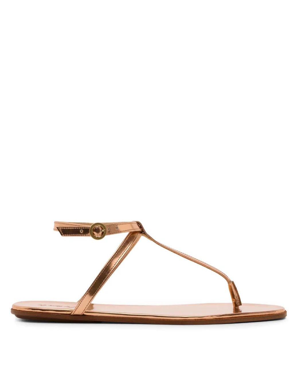 Marsèll Brown Traccia Patent-Leather Sandals