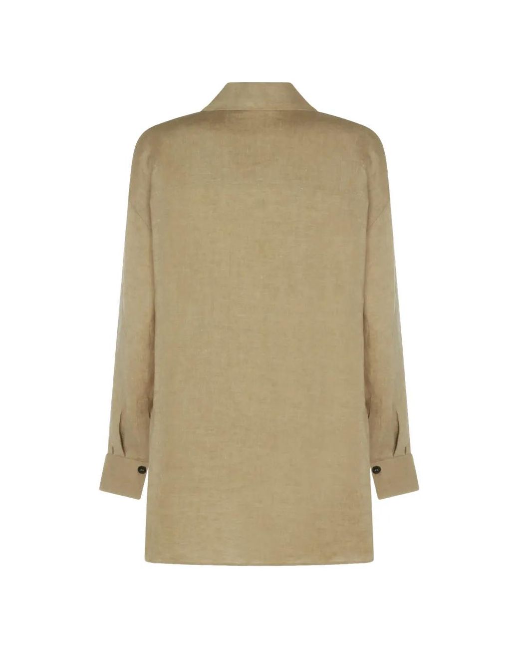 Antonelli Natural Fringed Button Shirt