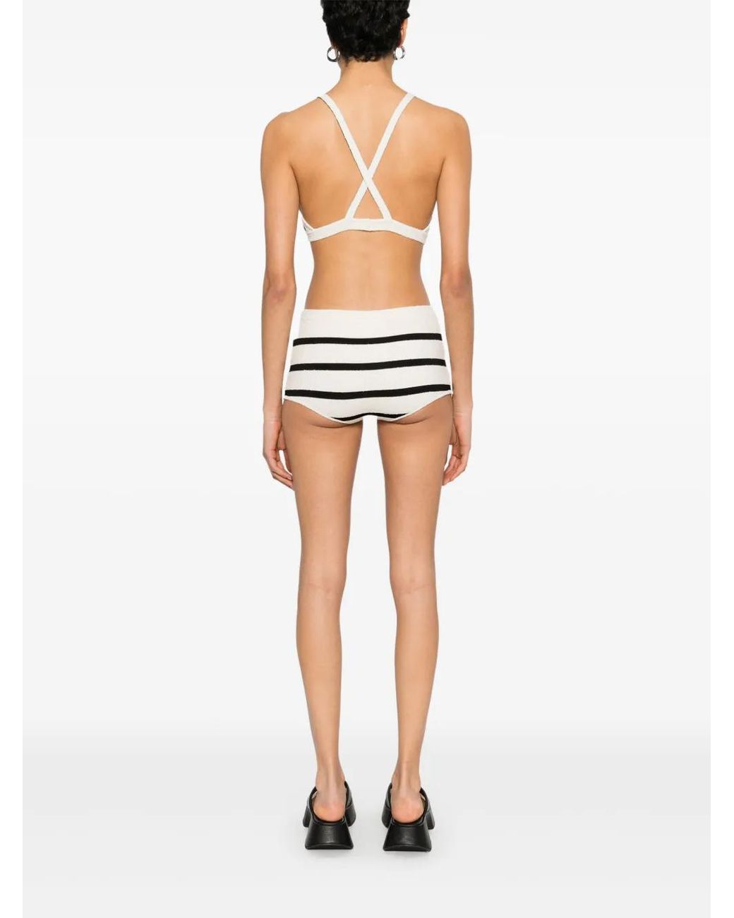 Moncler White Knitted Culotte Set