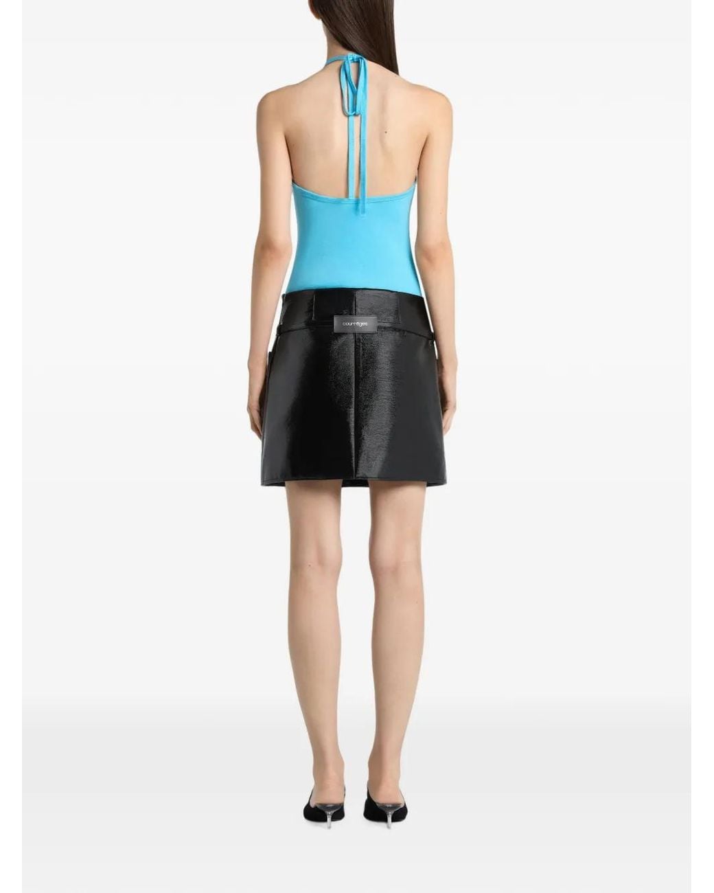 Courreges Blue Logo Top