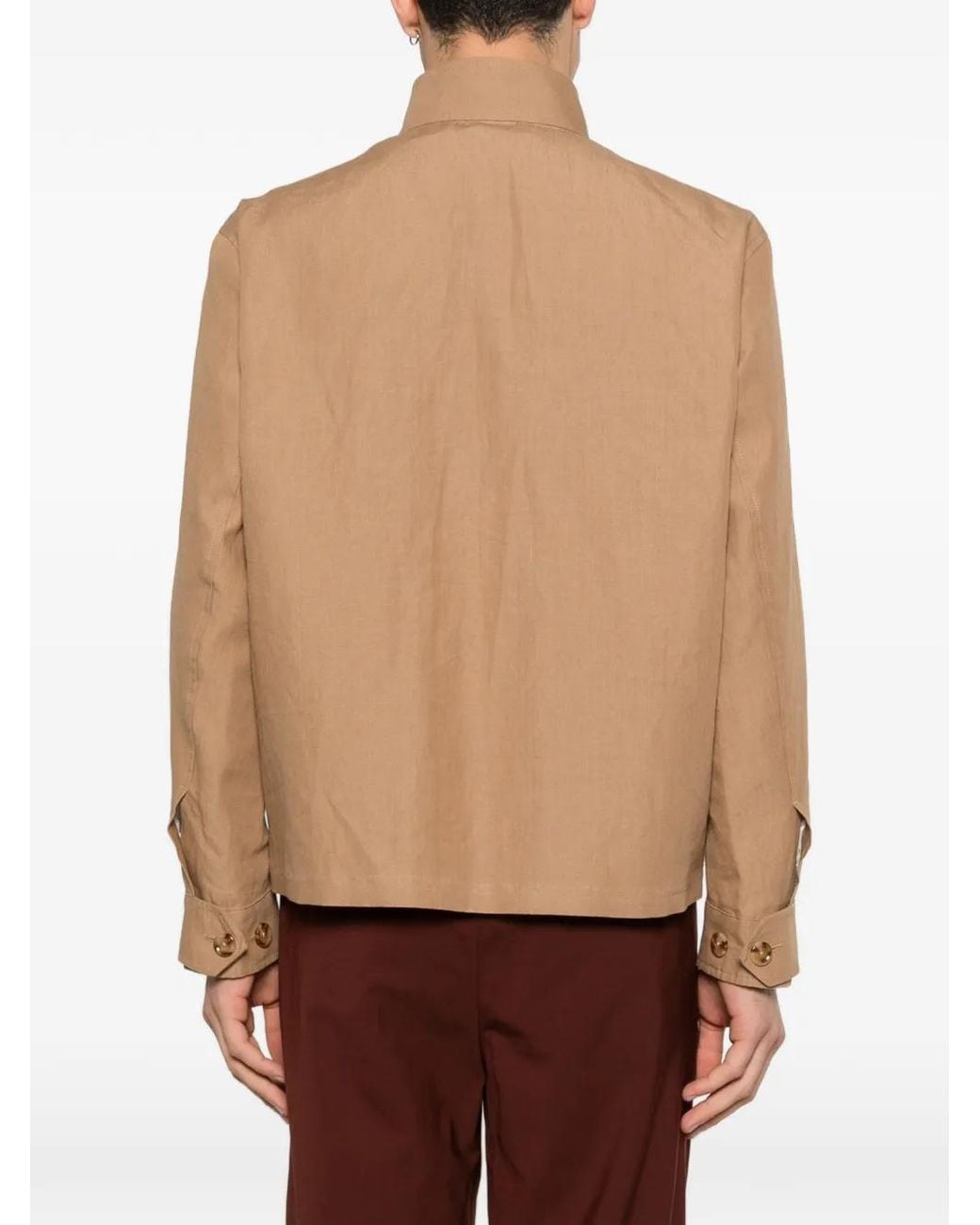Lardini Natural Paribet Zip-Fastening Jacket for men
