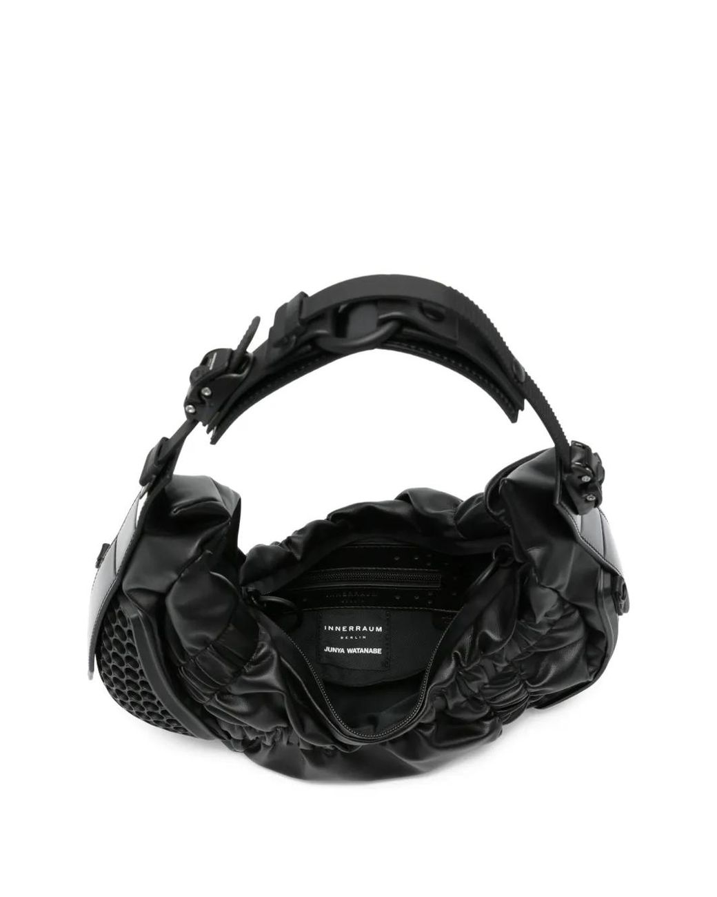 Junya Watanabe Black X Innerraum Gathered-Detail Shoulder Bag