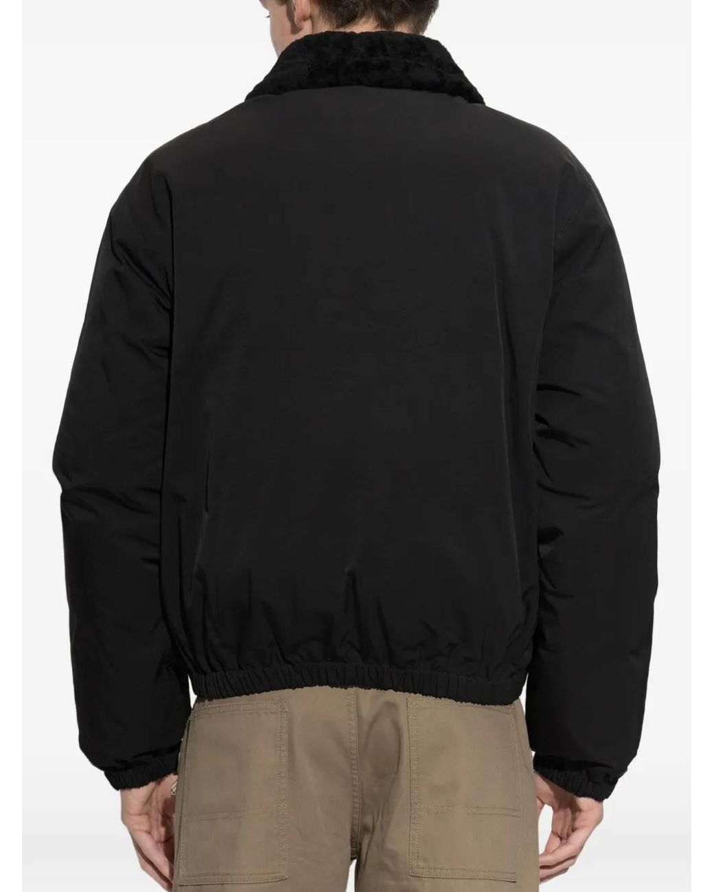 Burberry Black Nylon Cotton Farnborough Jacket for men