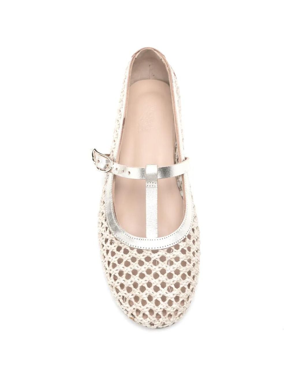 Ancient Greek Sandals Natural Aerati Woven Ballet Flats