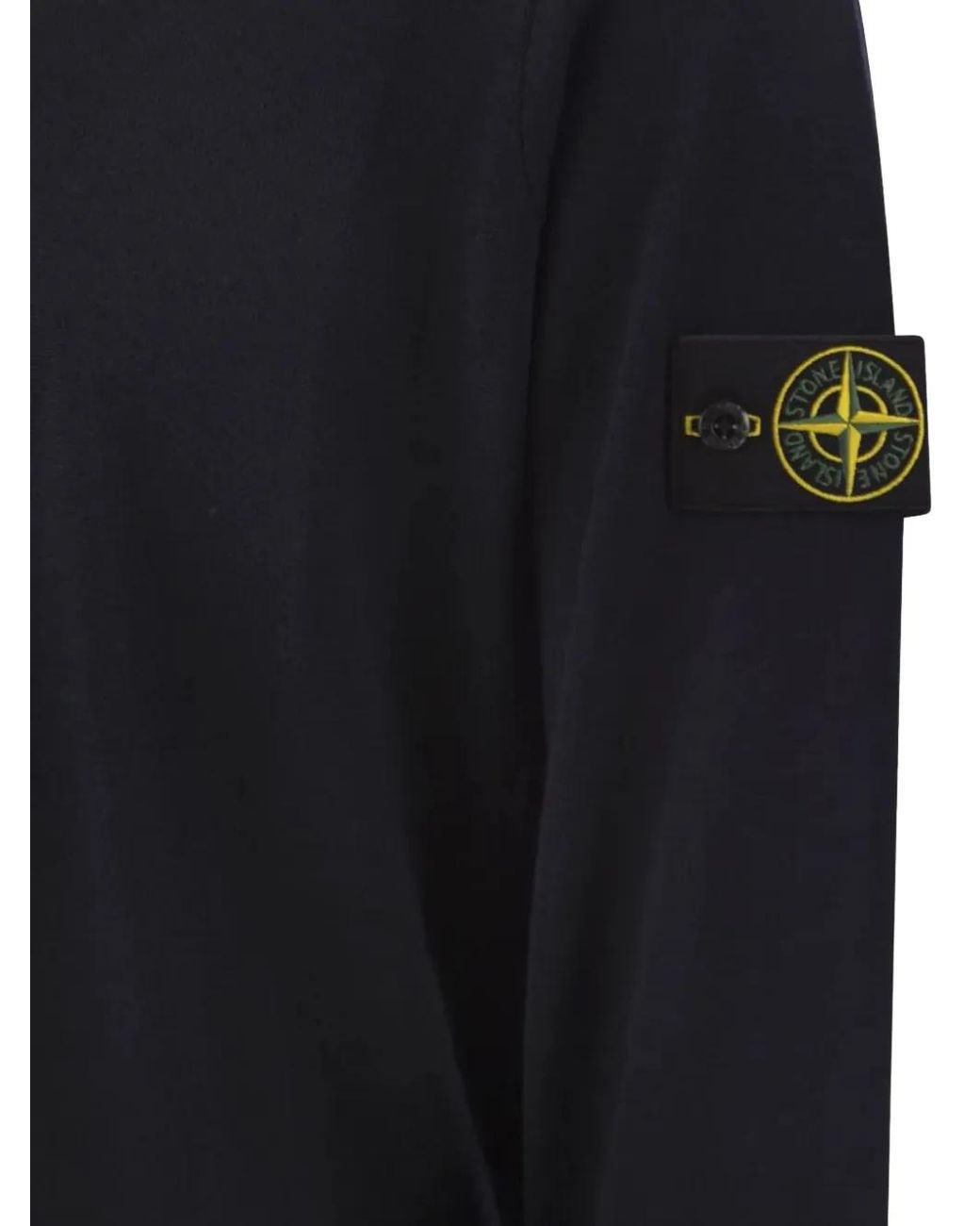 Stone Island Blue 5100071 Light Pure Rws Wool Sweater for men