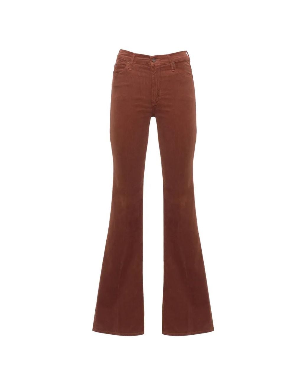 Mother White The Doozy Corduroy Trousers