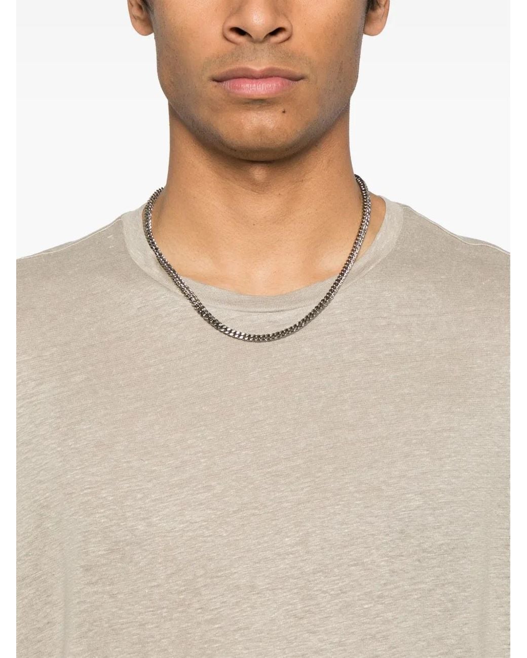 Majestic Filatures Natural Short-Sleeve Crew-Neck T-Shirt for men