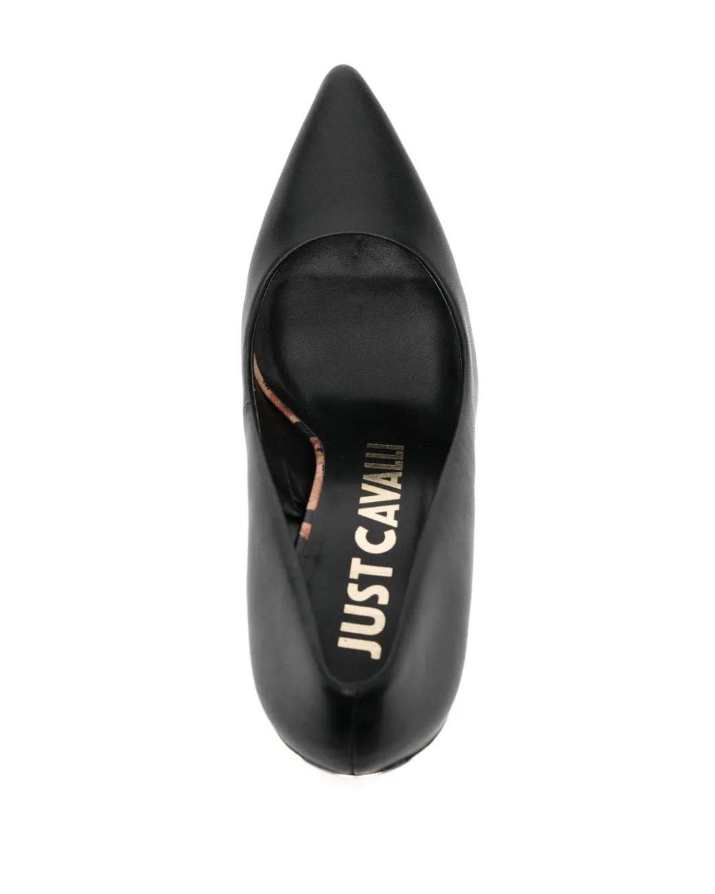 Just Cavalli Black 120Mm Leather Pumps