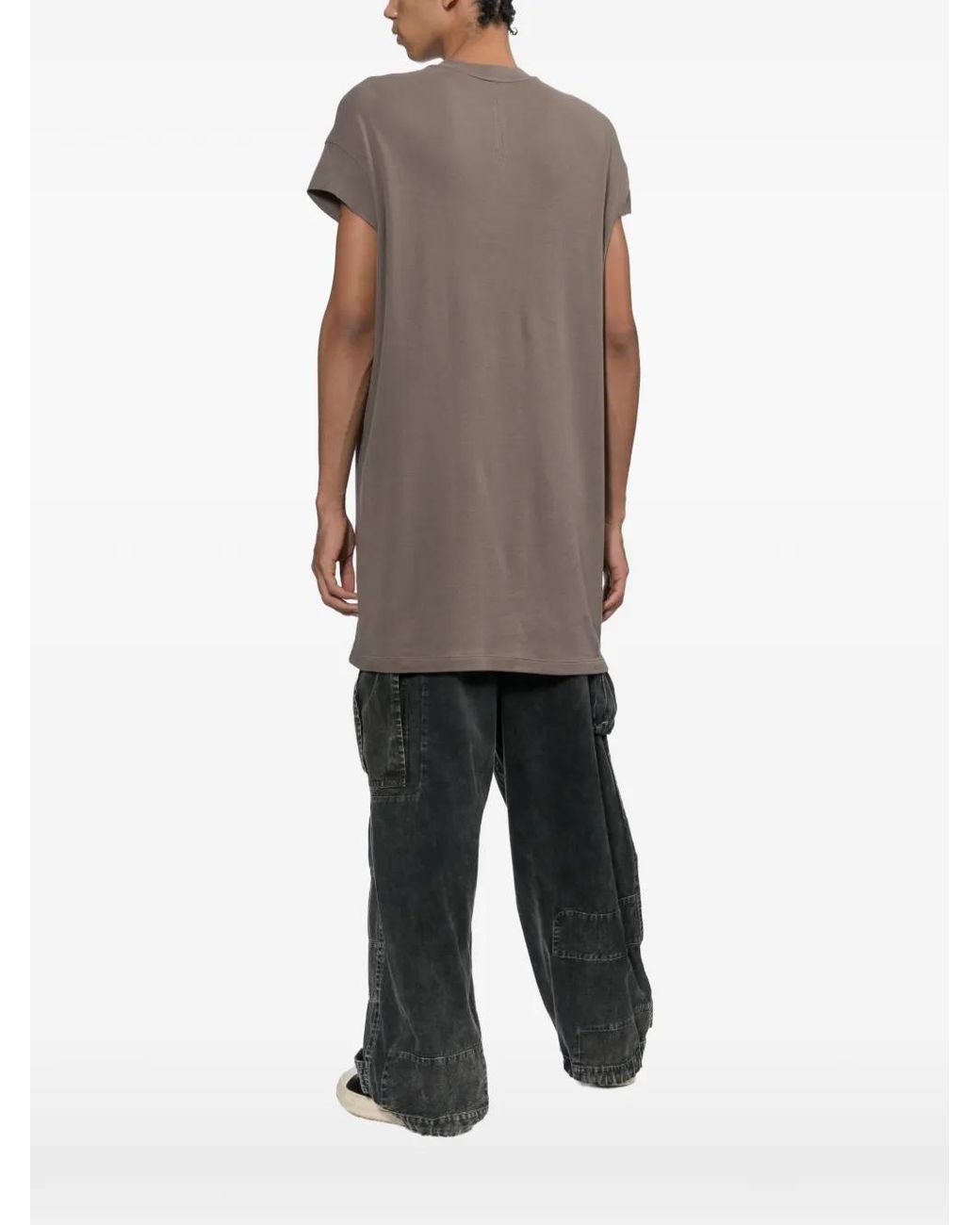 Rick Owens Gray Jumbo T-Shirt for men