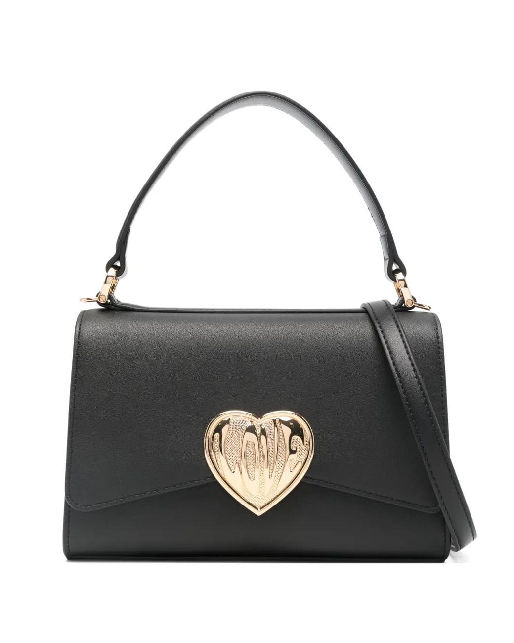 Love Moschino Black Heart Tote Bag