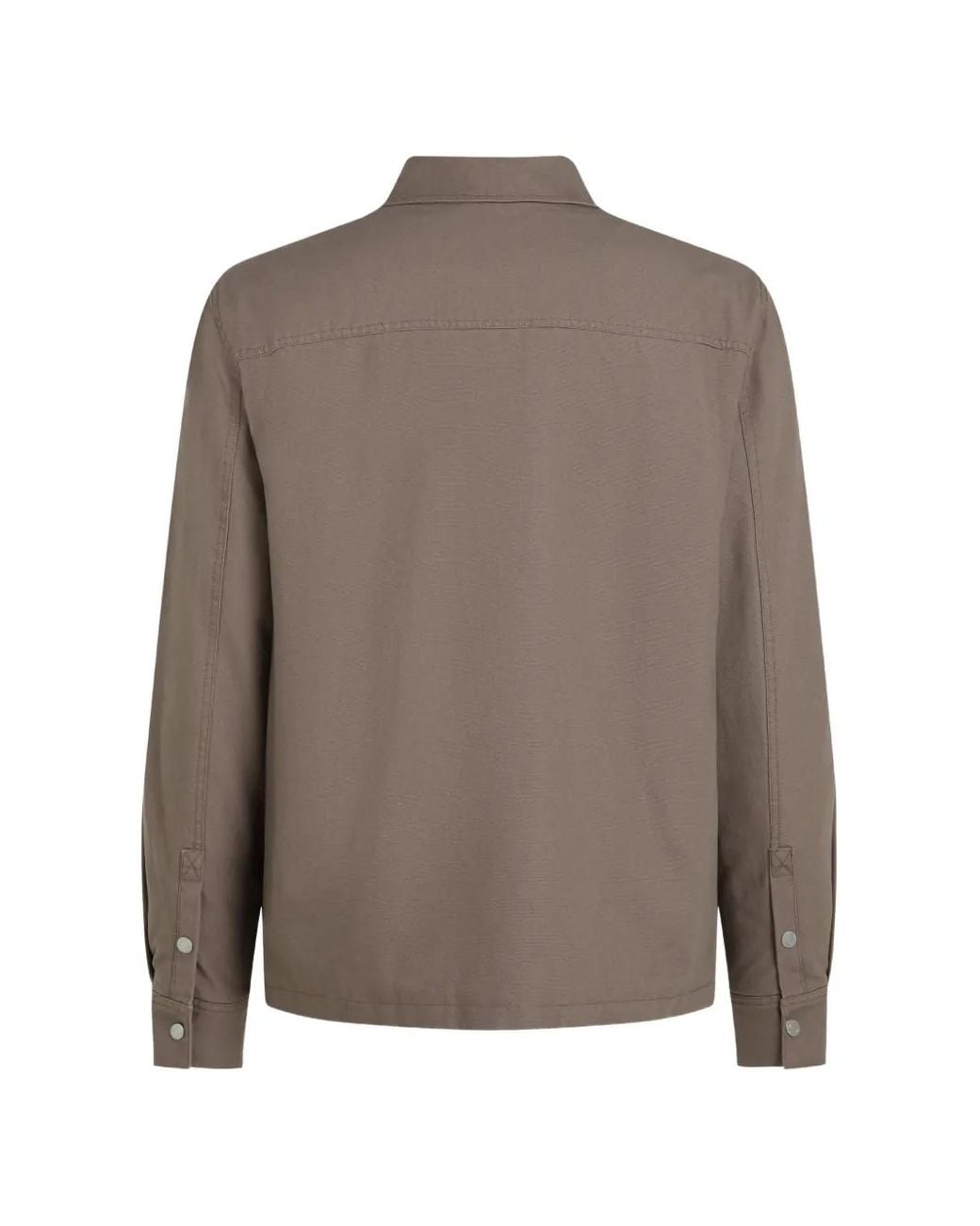 Karl Lagerfeld Brown Surchemise À Patch Logo for men