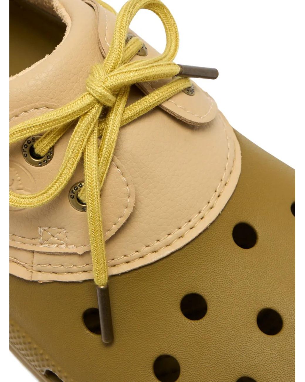 CROCSTM Green Perforated Sandals for men