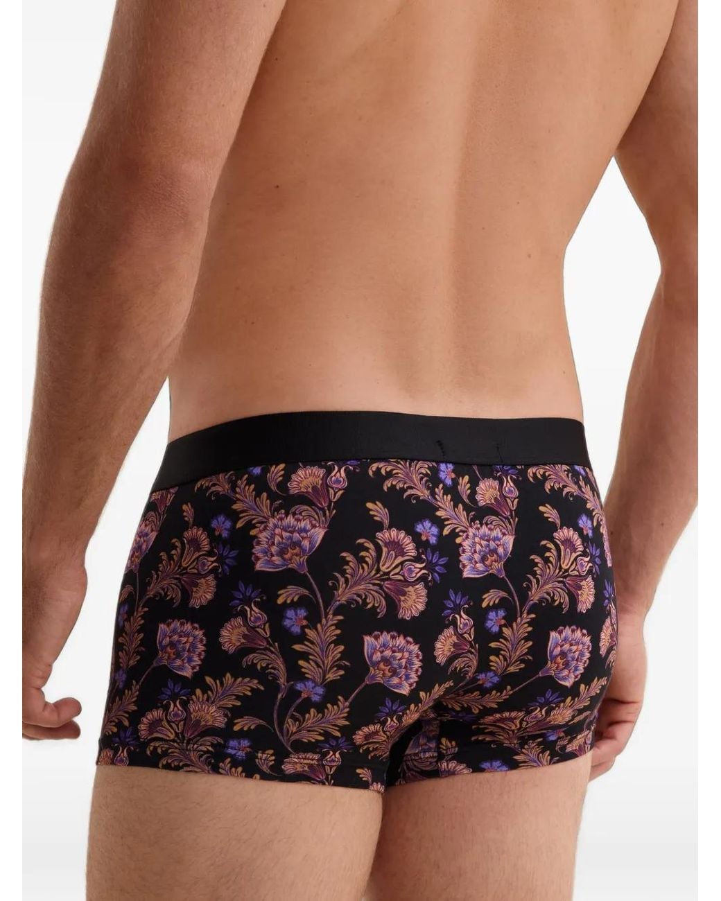 Aubade White Floral-Print Boxers for men