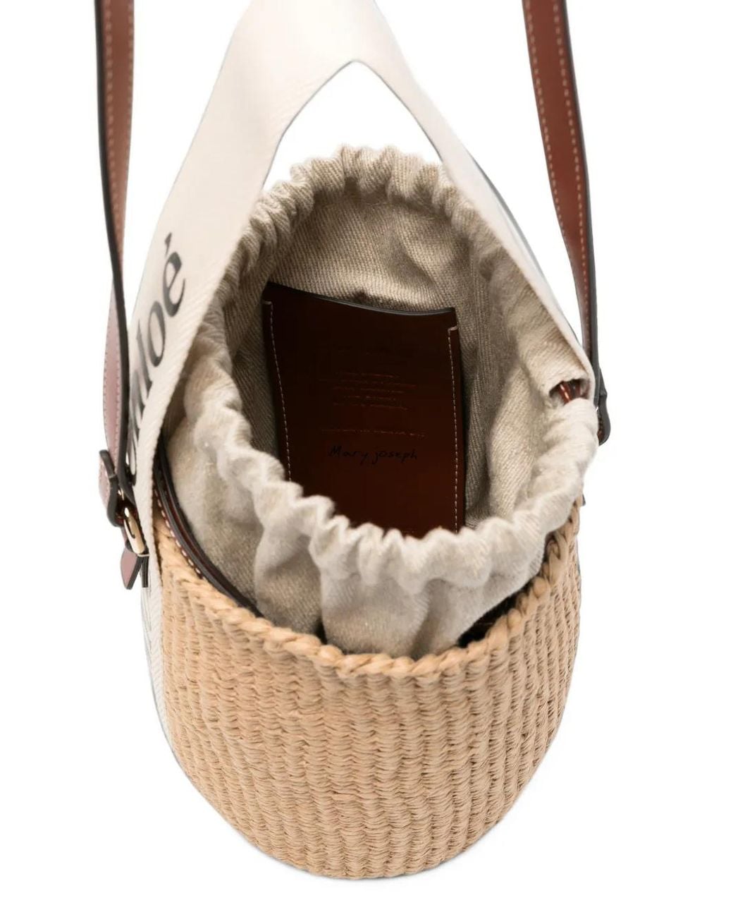 Chloé Natural Small Woody Bucket Bag