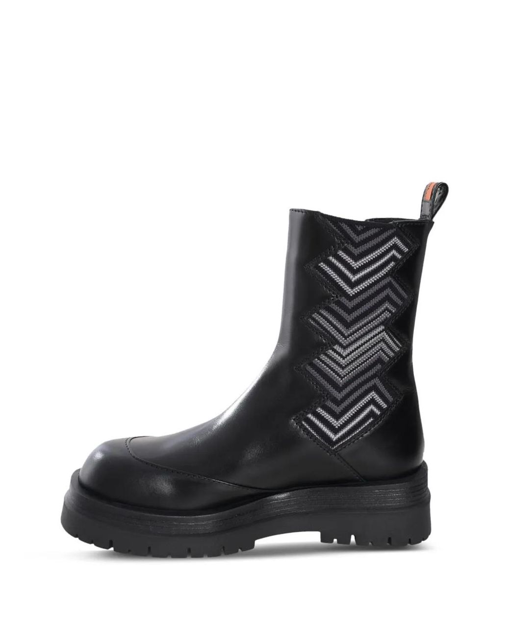 Missoni Black Embroidered-Design Boots