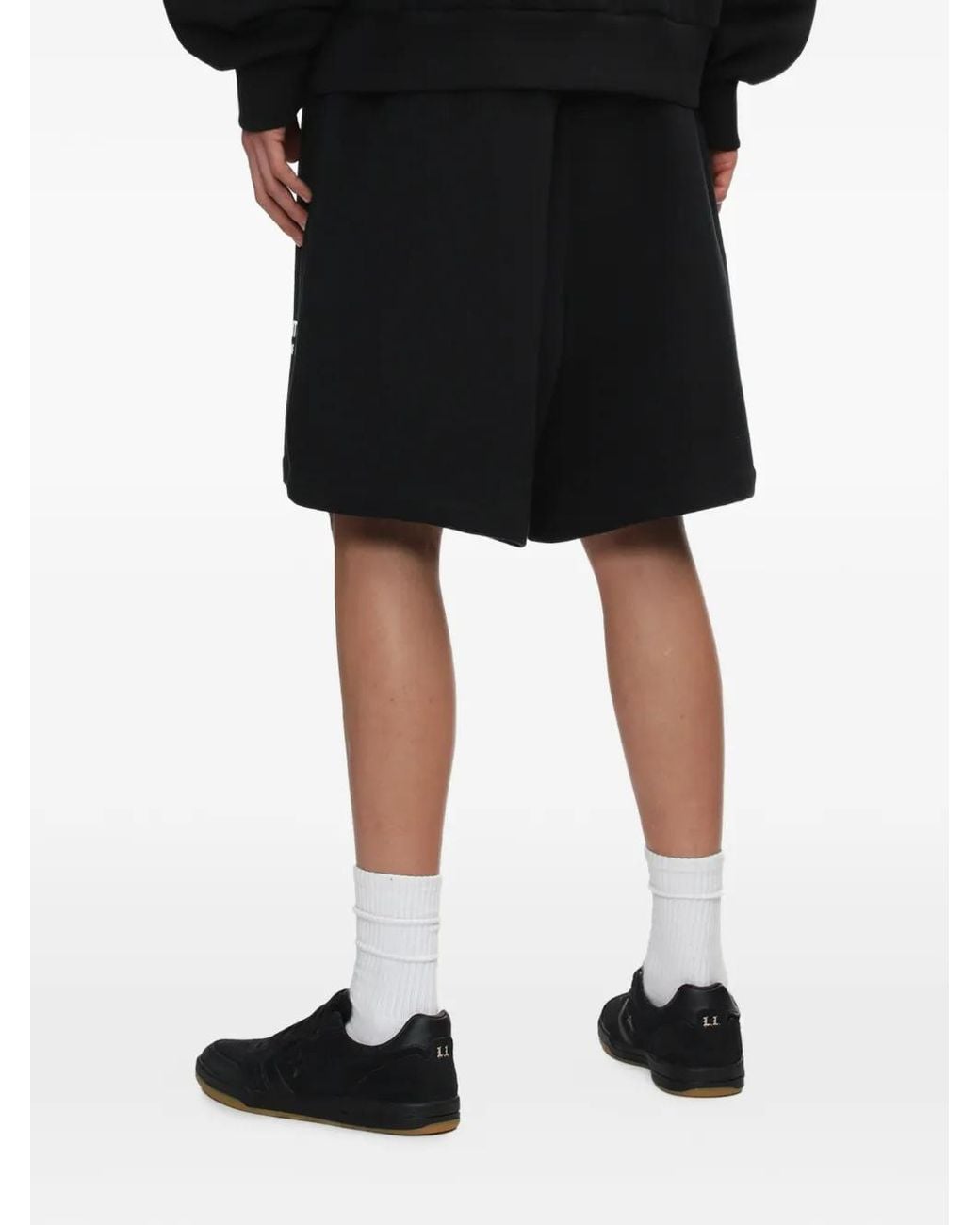 Fear Of God Black Drawstring-Fastening Track Shorts for men