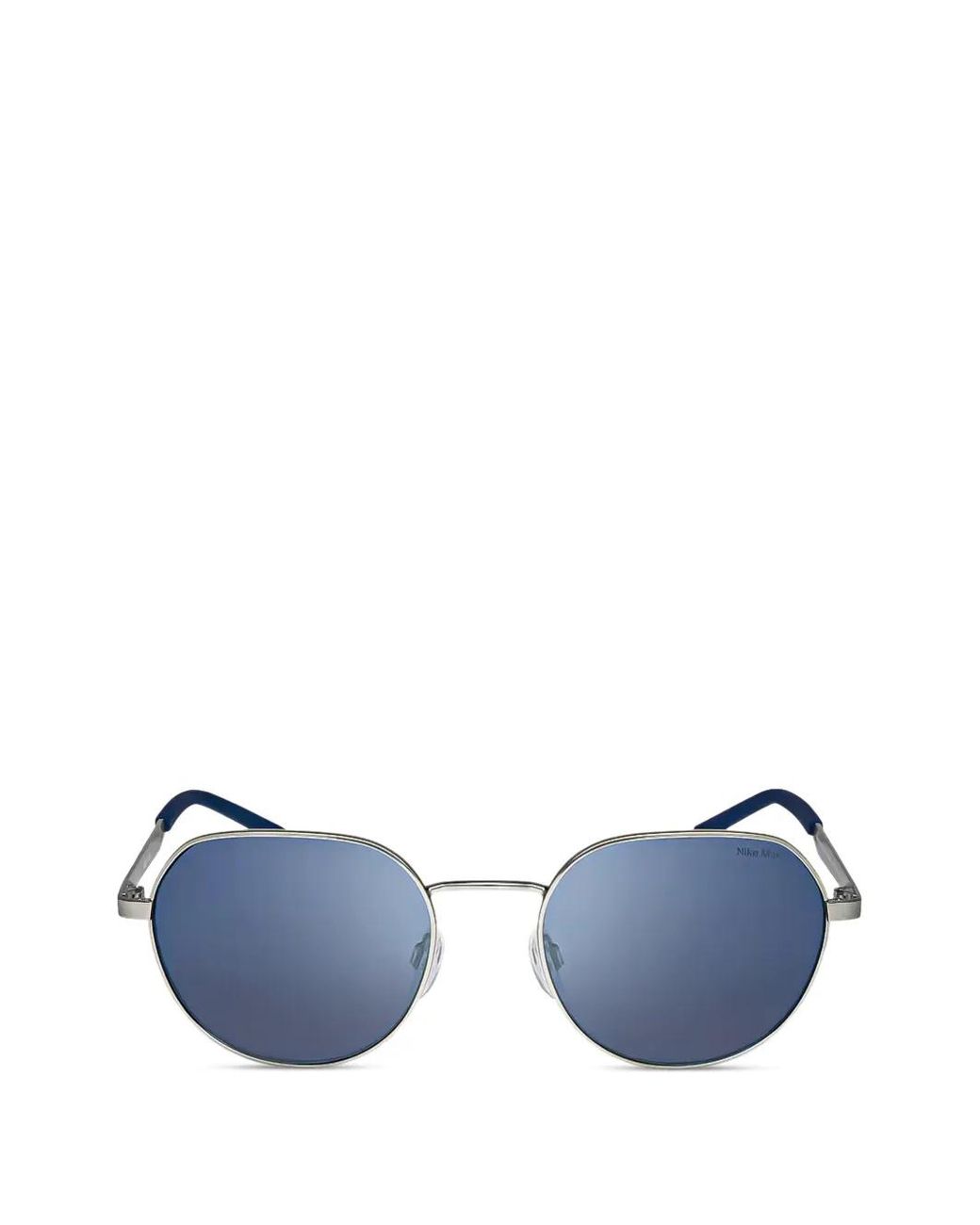 Nike Blue Round-Frame Sunglasses for men