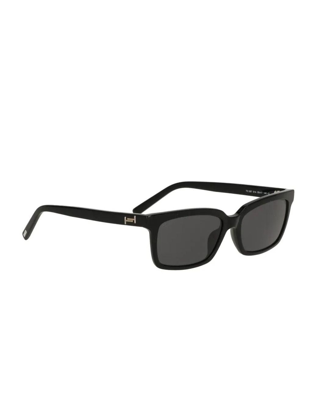 Tod's Black Rectangle-Frame Sunglasses
