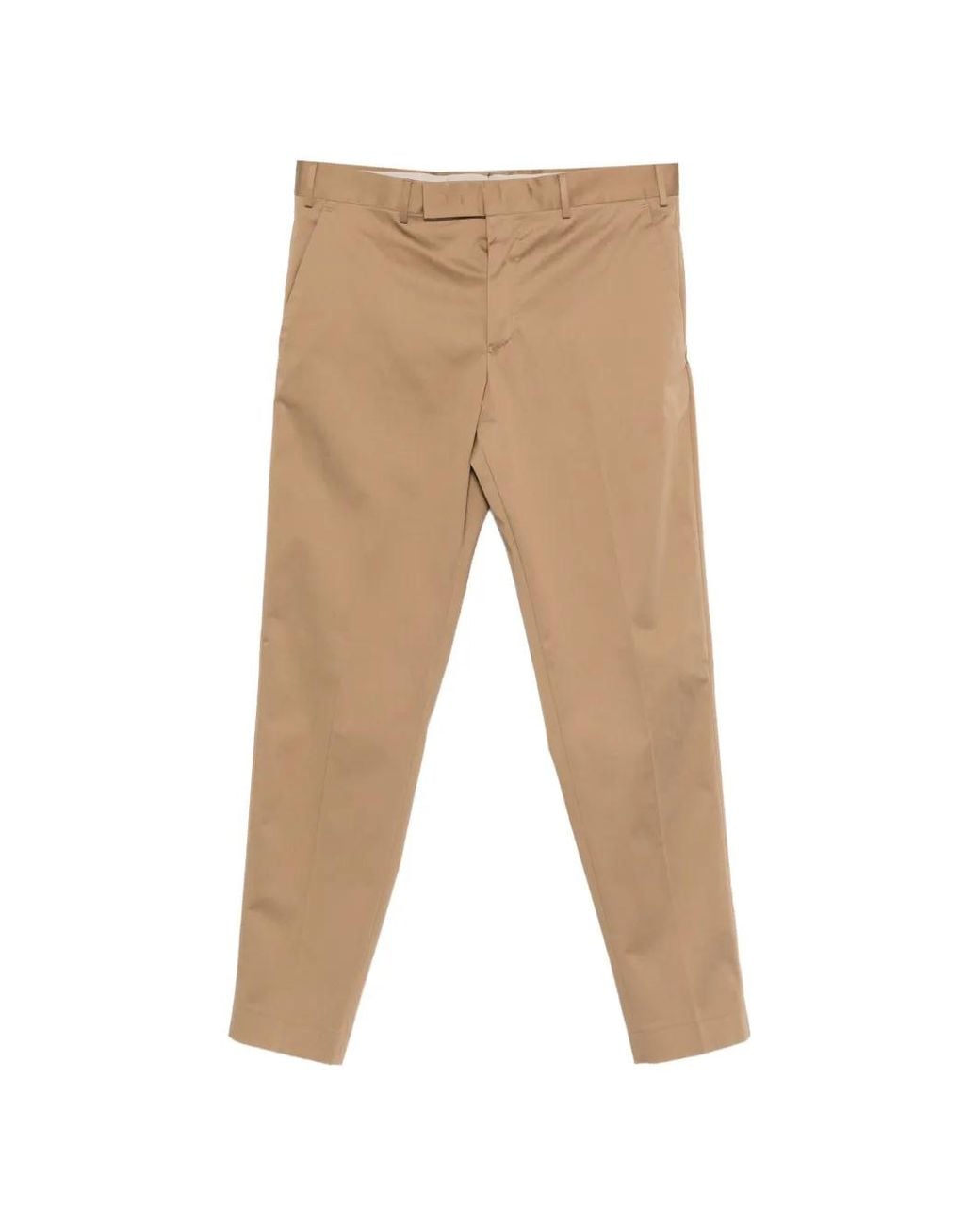 PT Torino White Zip-Up Trousers for men
