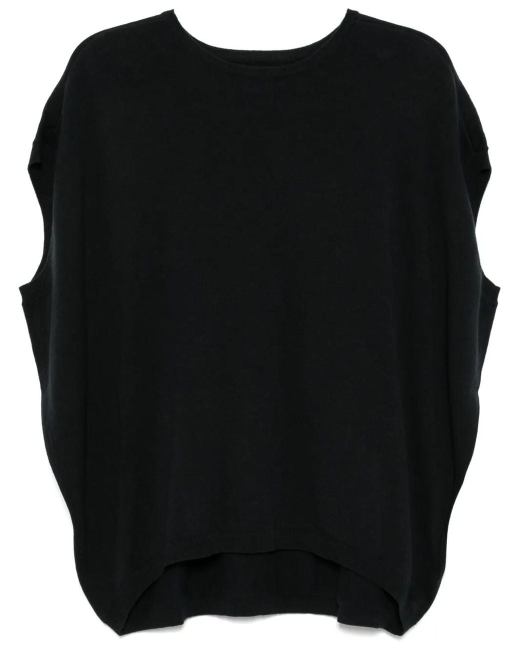 Izzue Black Knitted Vest