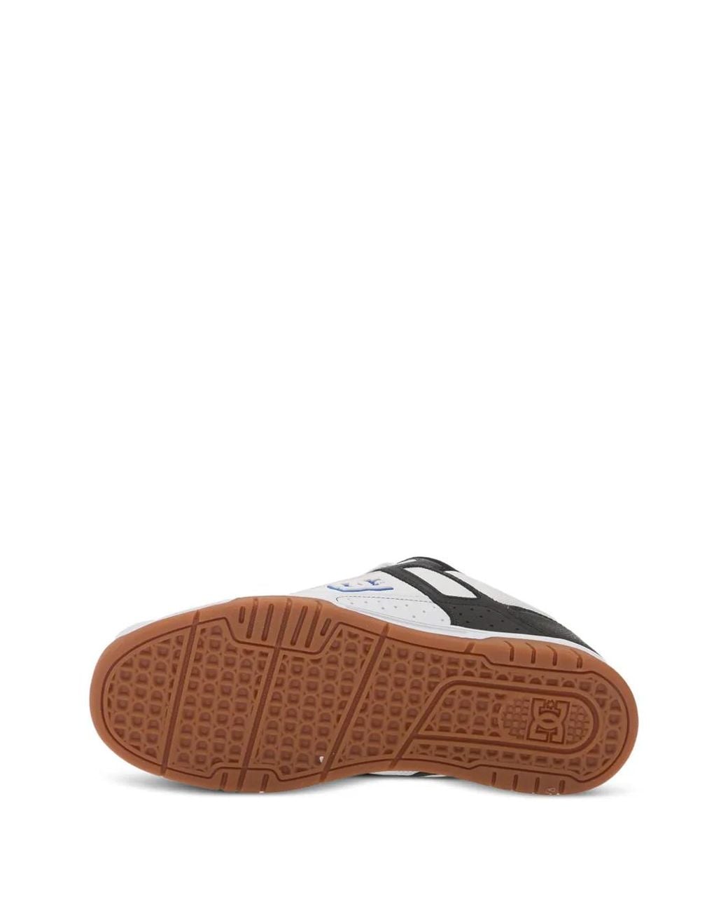 DC Shoes White Stag Logo-Patch Panelled Sneakers for men