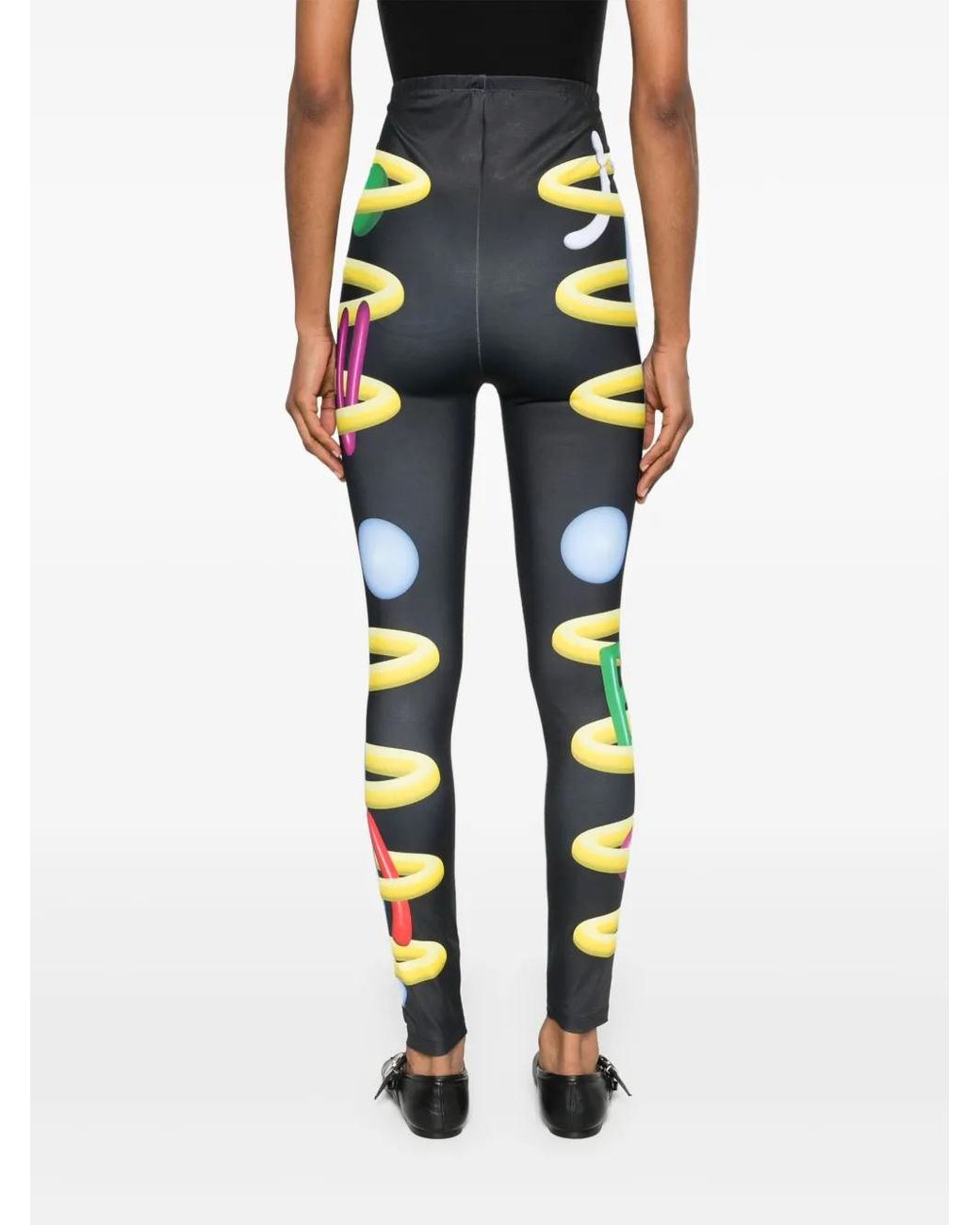 Walter Van Beirendonck Blue Void Clown Bike Leggings