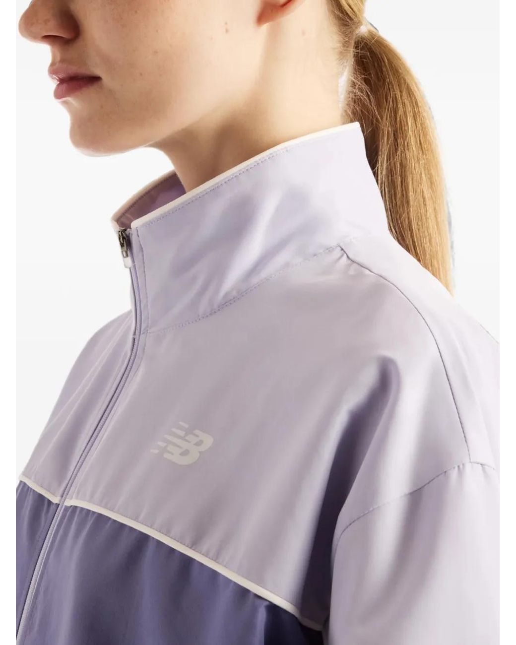 New Balance Purple Trackside Woven Jacket