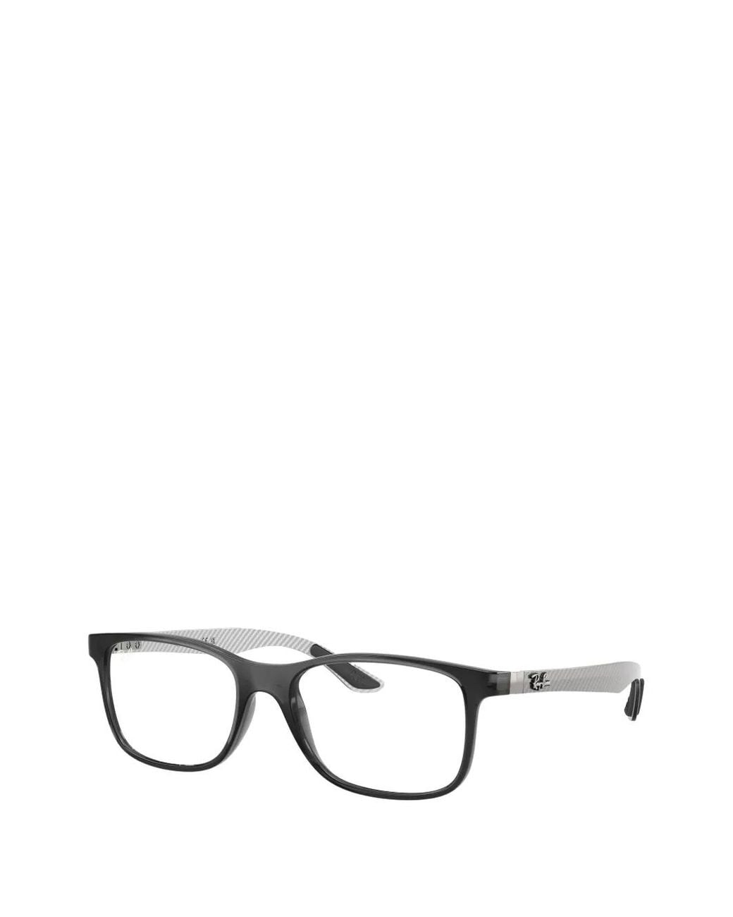 Ray-Ban Black Rectangle-Frame Glasses