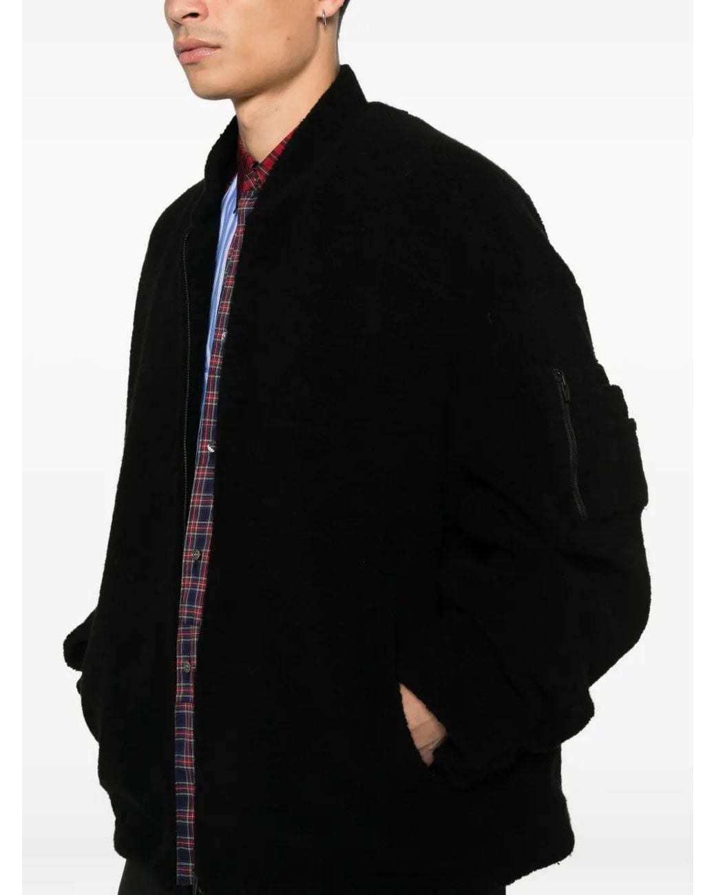 Juun.J Black Zipped Jacket for men