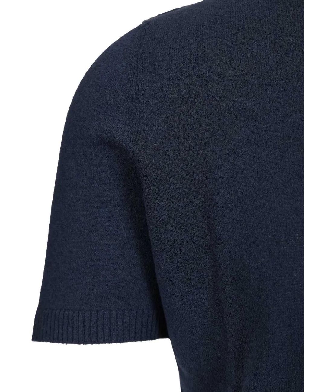 Al Duca D'aosta Blue T-Shirt À Manches Courtes for men