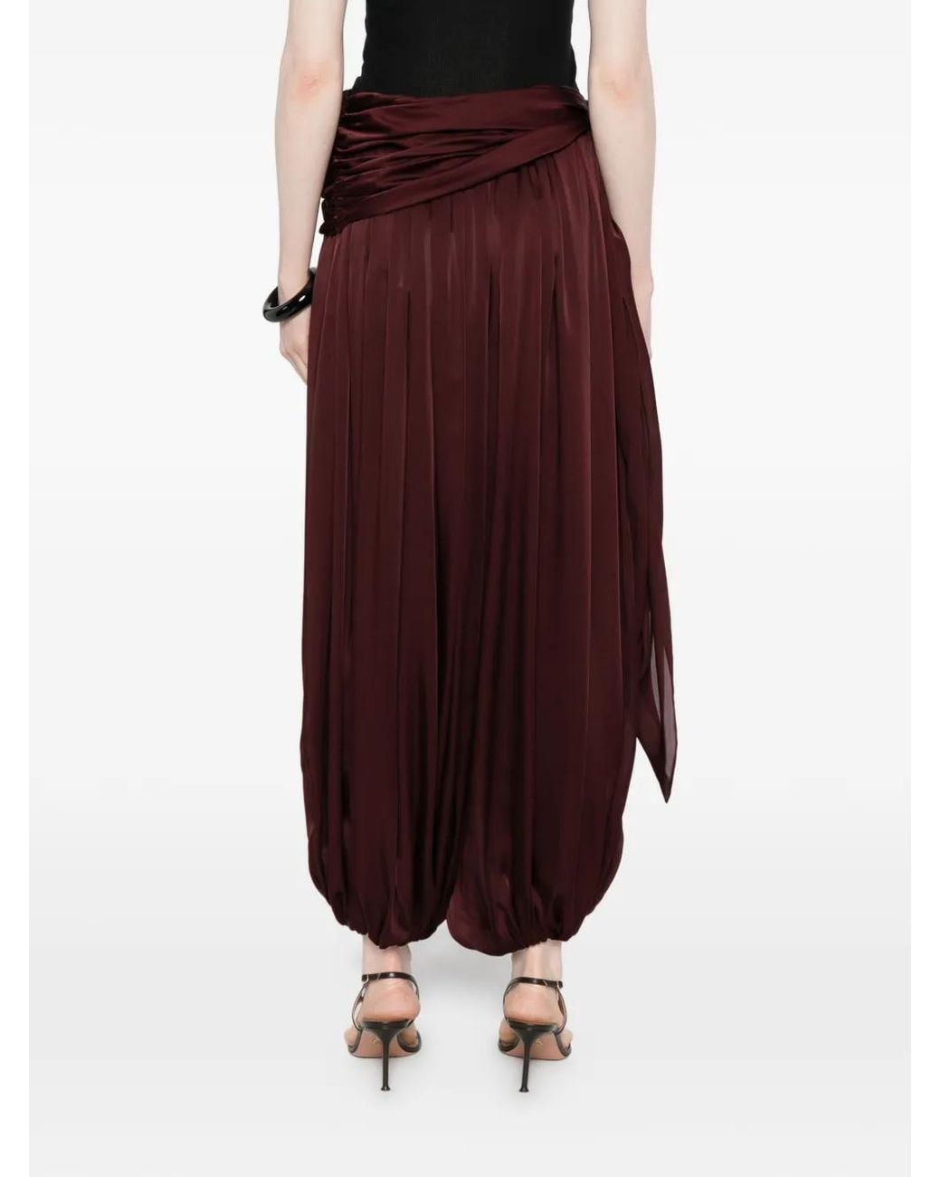 Zimmermann Purple Luna Silk Trousers