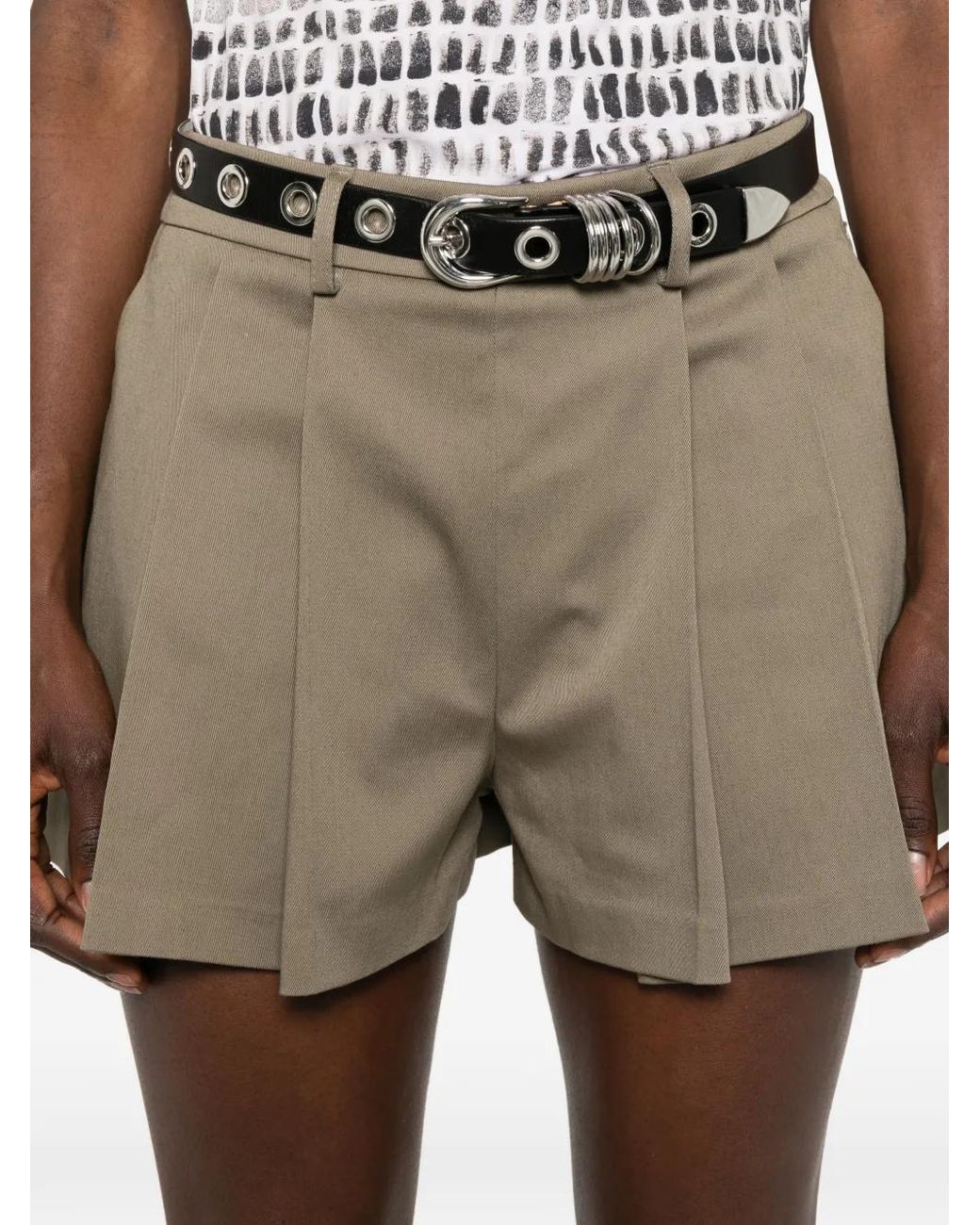 NINA 14.7 Gray Tailored Shorts