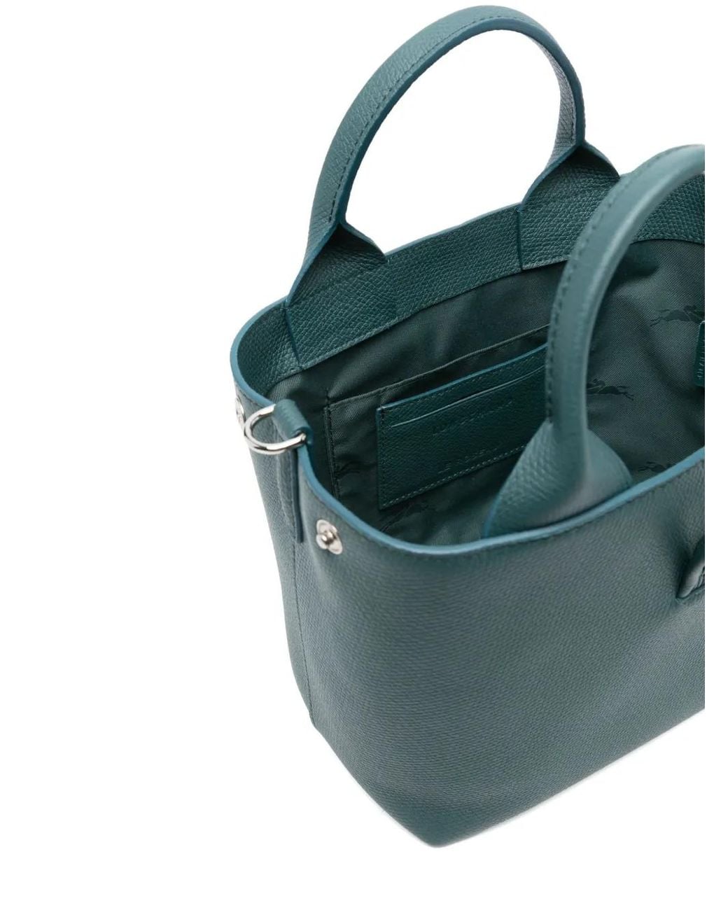 Longchamp Blue Small Le Roseau Tote Bag