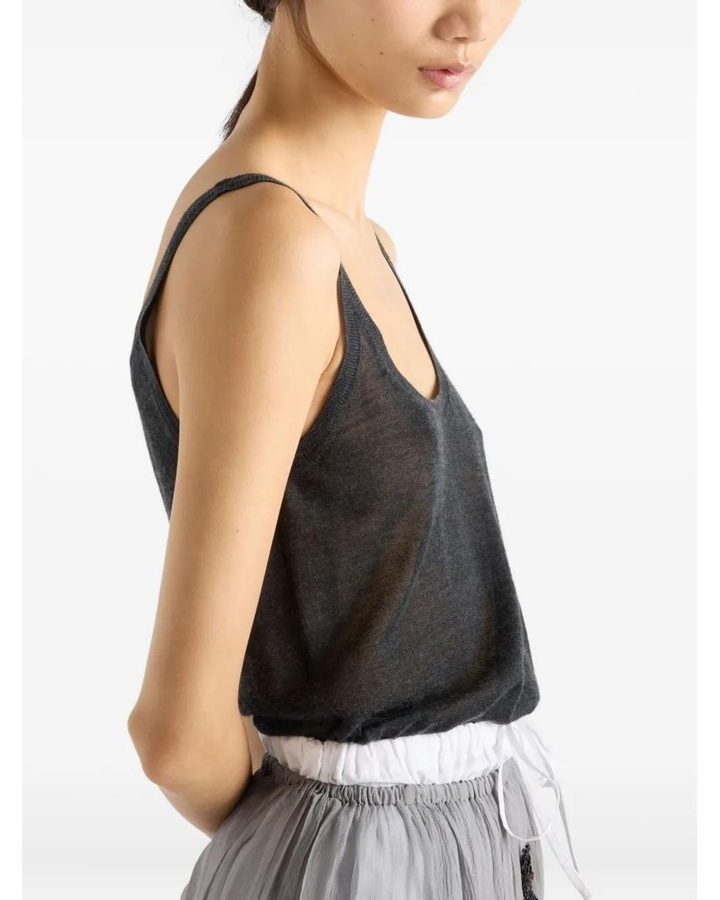 Top di Prada in Black