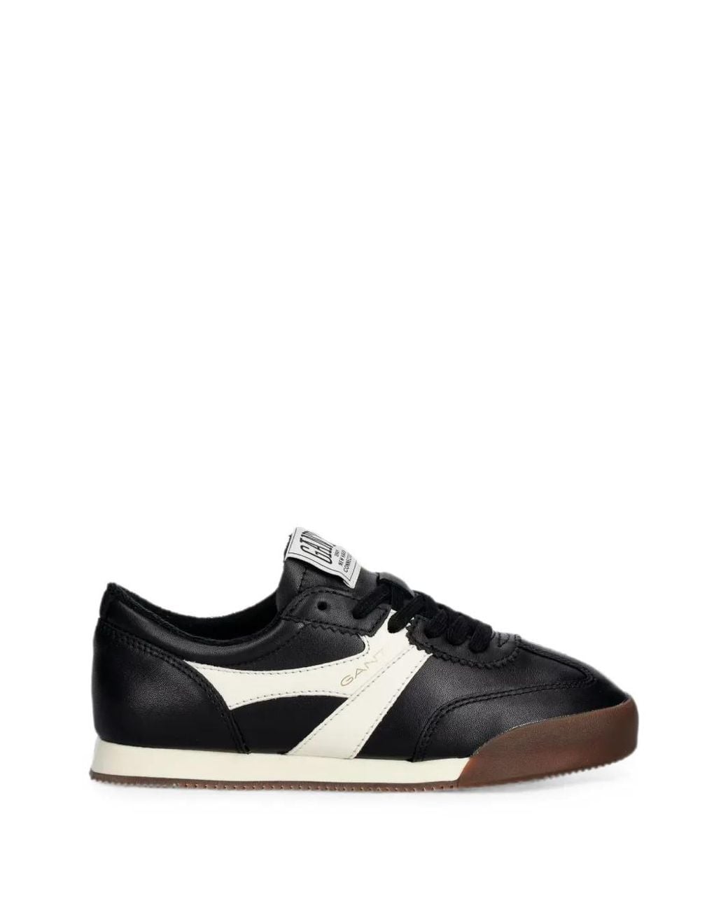 Gant Black Logo-Patch Panelled Sneakers