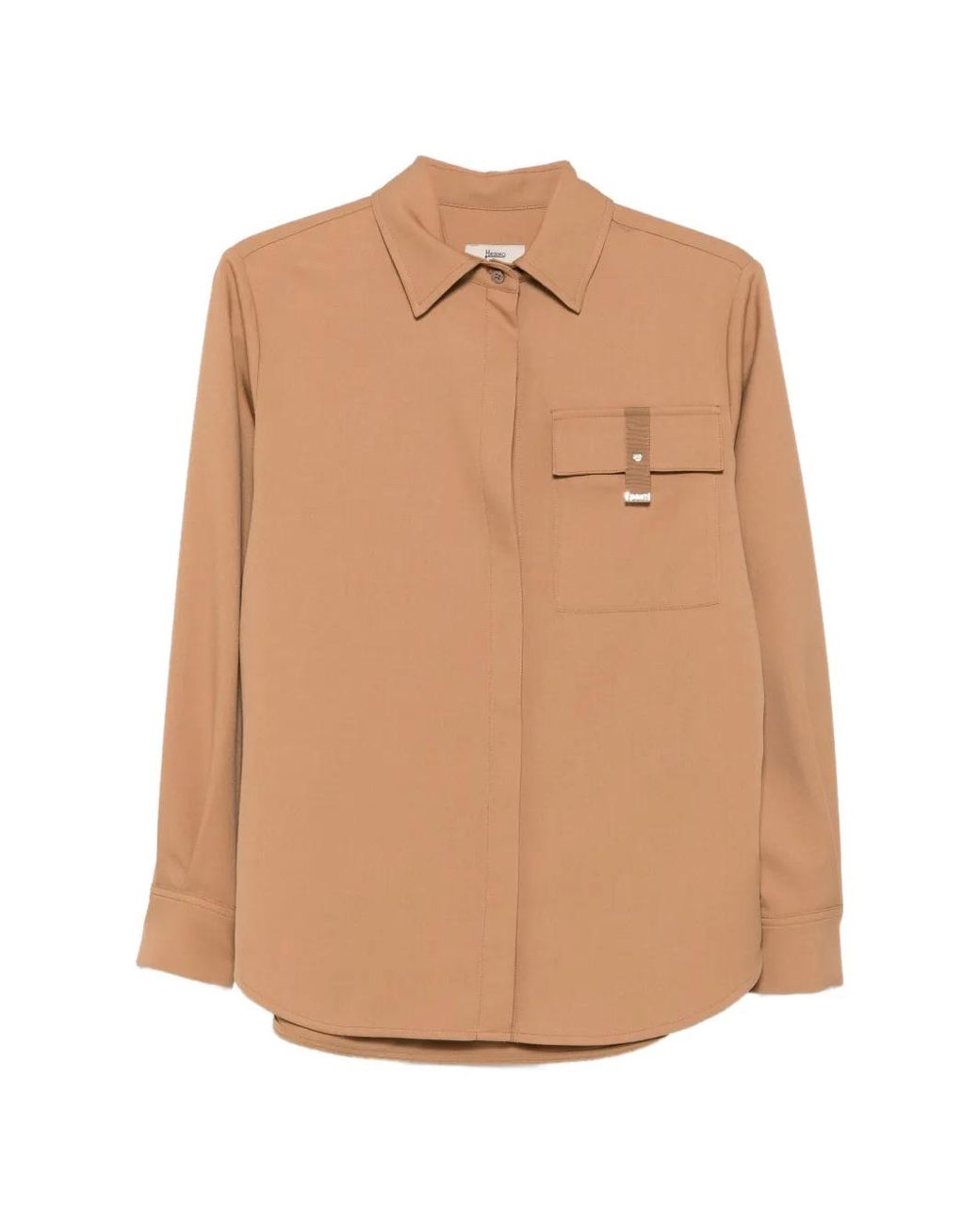 Herno Natural Flap-Pocket Shirt