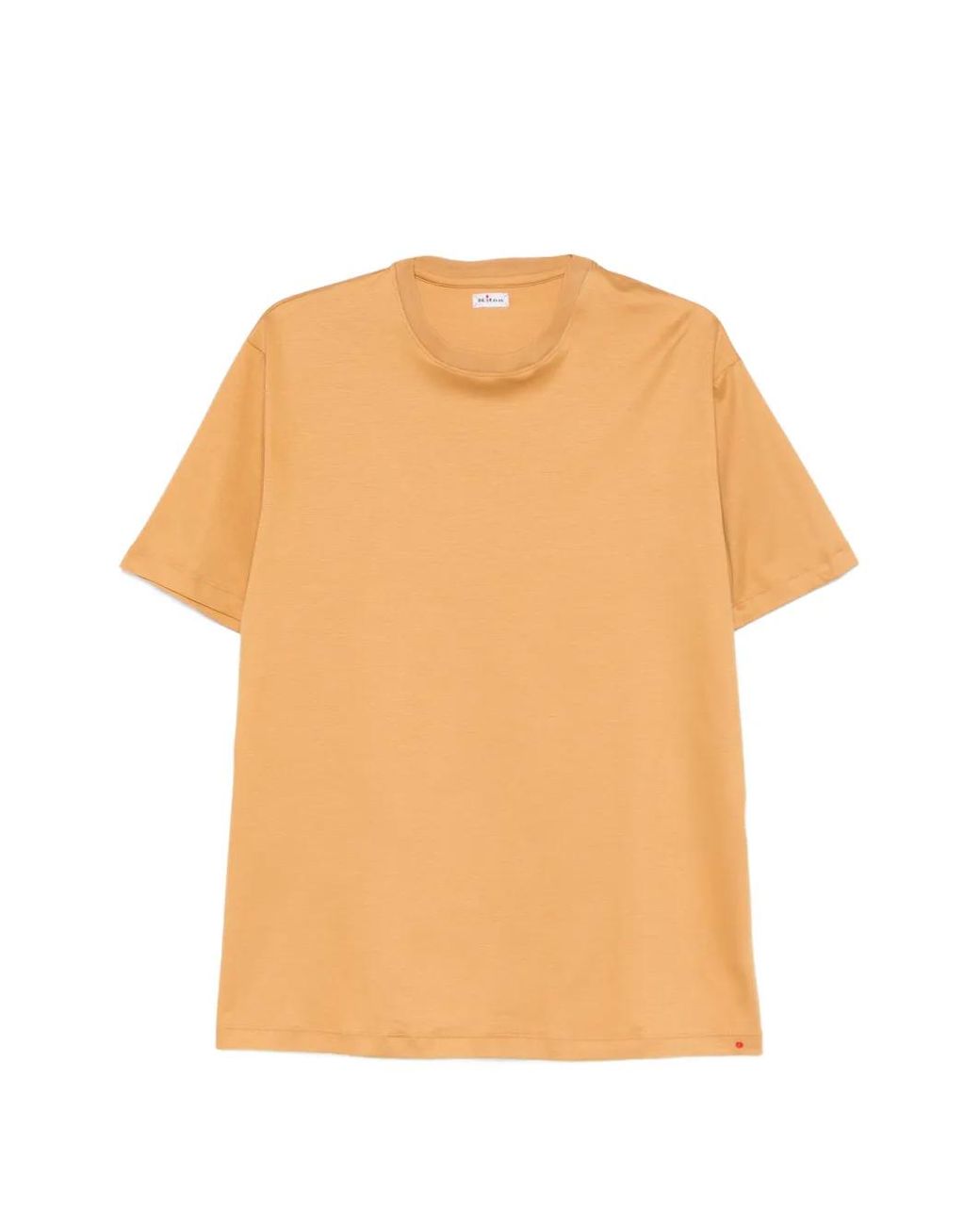 Kiton Orange Crew-Neck T-Shirt for men