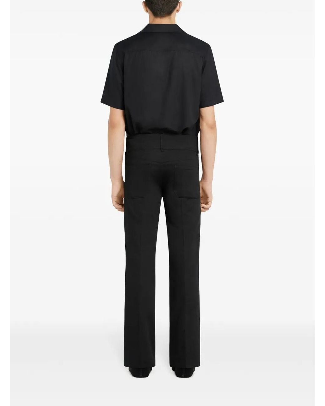 Courreges Black Short-Sleeve Shirt for men