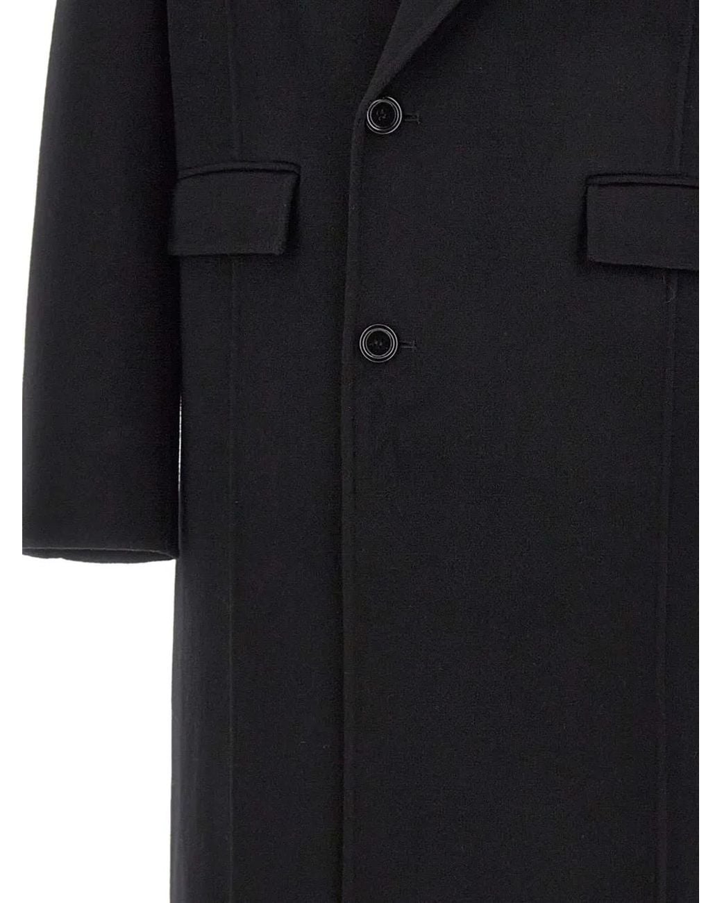 Abrigo Tetsu Con Bolsillos De Solapa Séfr de hombre de color Black