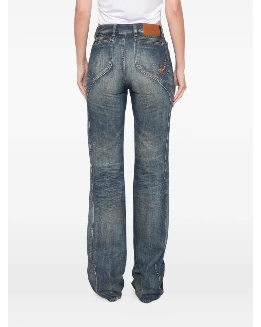 Amiri Blue Vintage-Cut Jeans