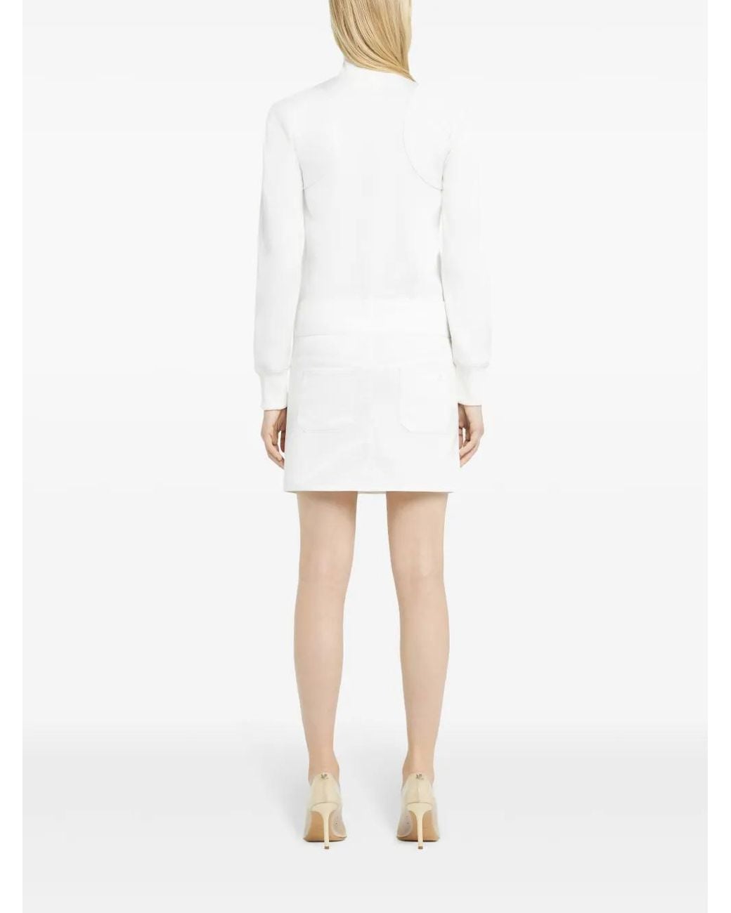 Courreges White Scuba-Jersey Jacket