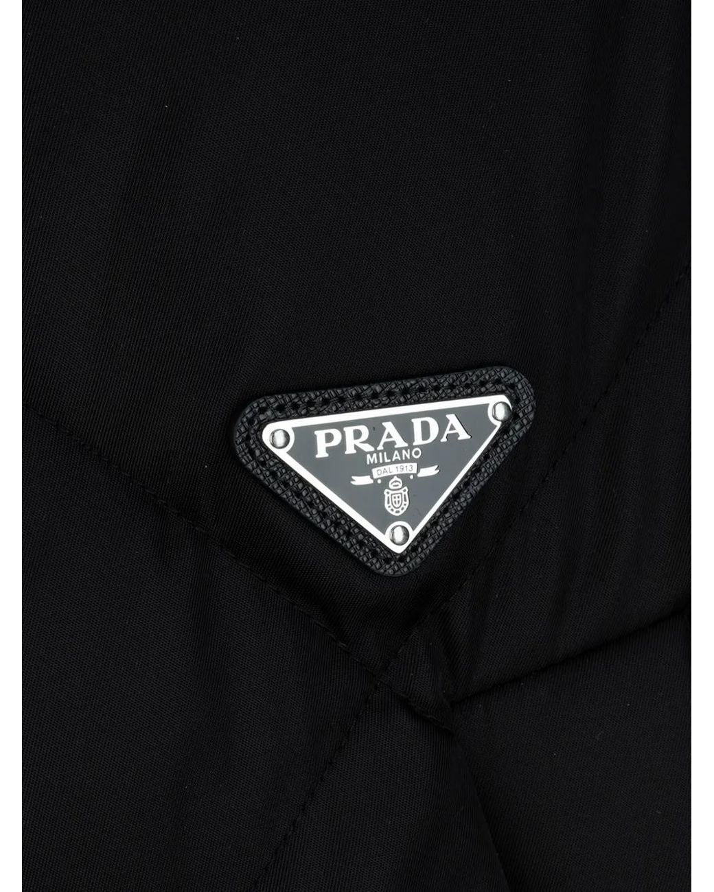 Prada Black Hooded Coat for men
