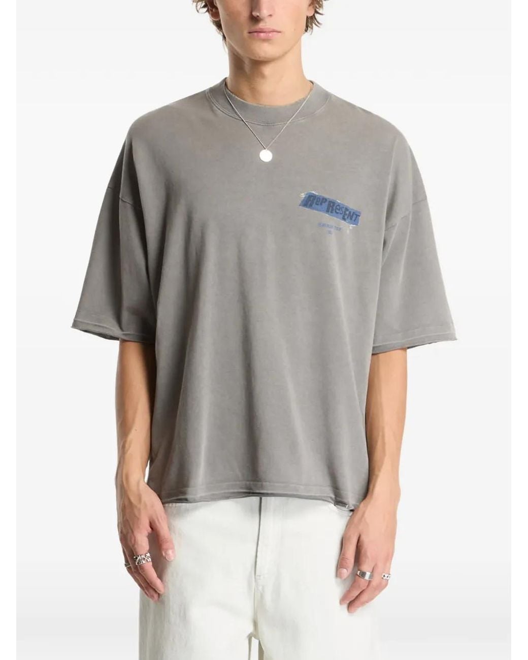 Represent Gray Ransom Graphic-Print T-Shirt